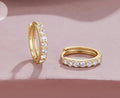 Gold Huggies Hoop Earrings
