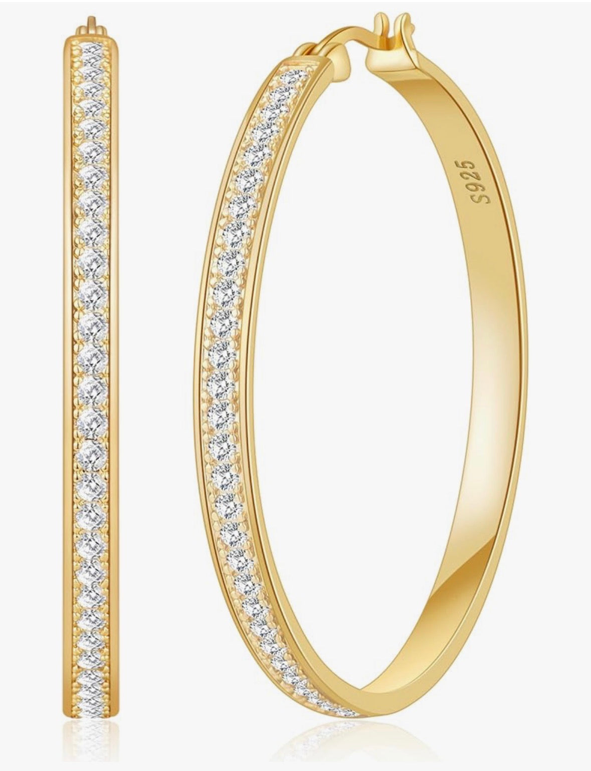 Style1: Gold Hoop Earrings