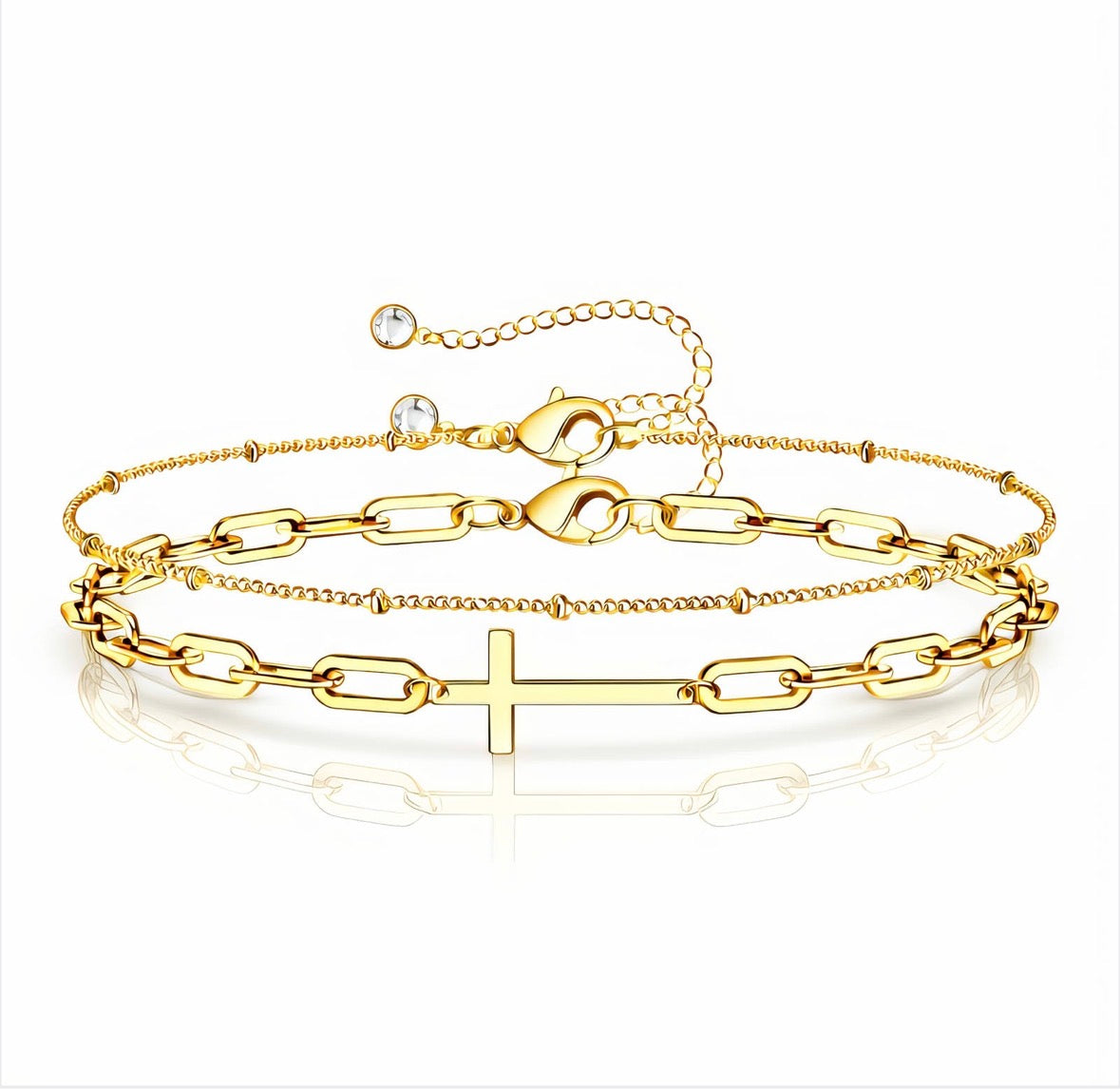 Asha Cross Bracelet