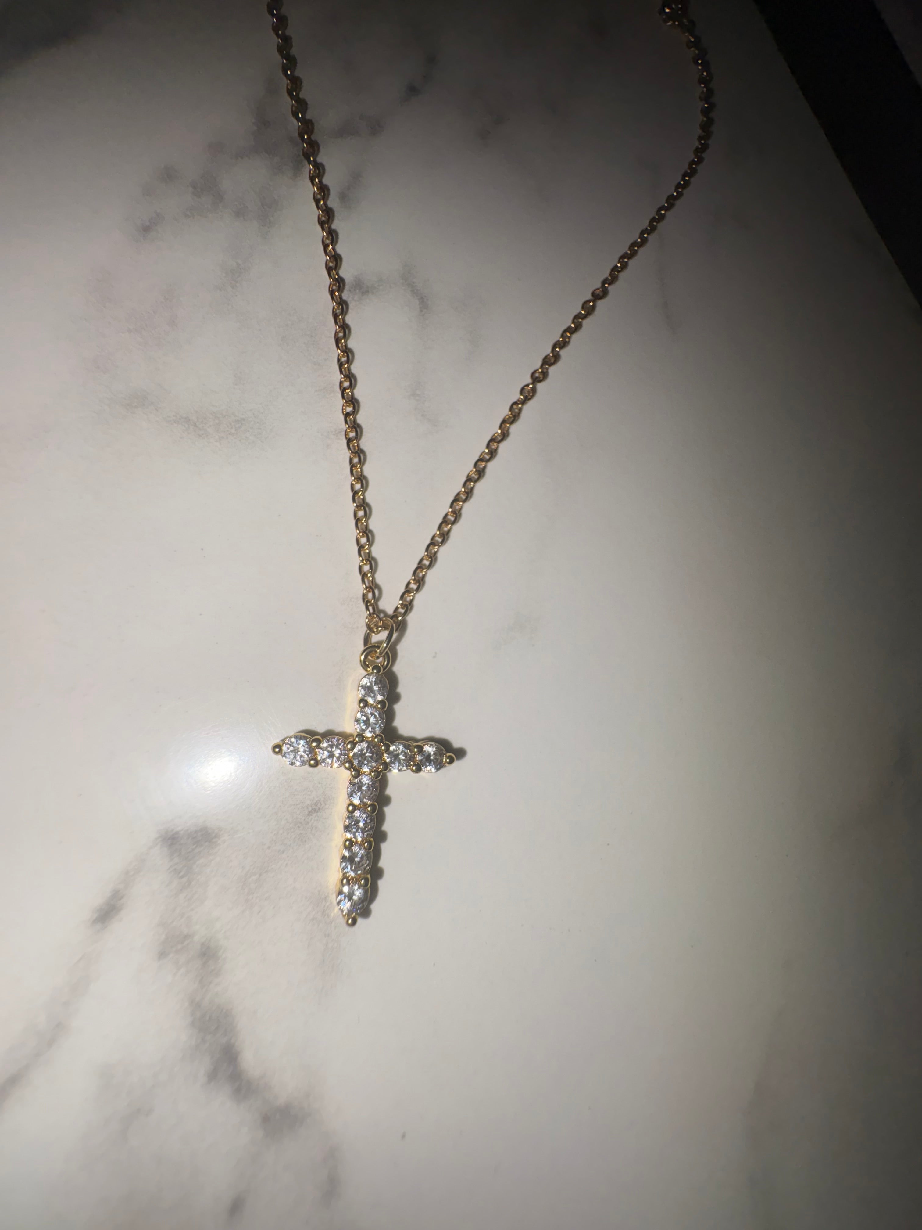 Gold Cross Necklace