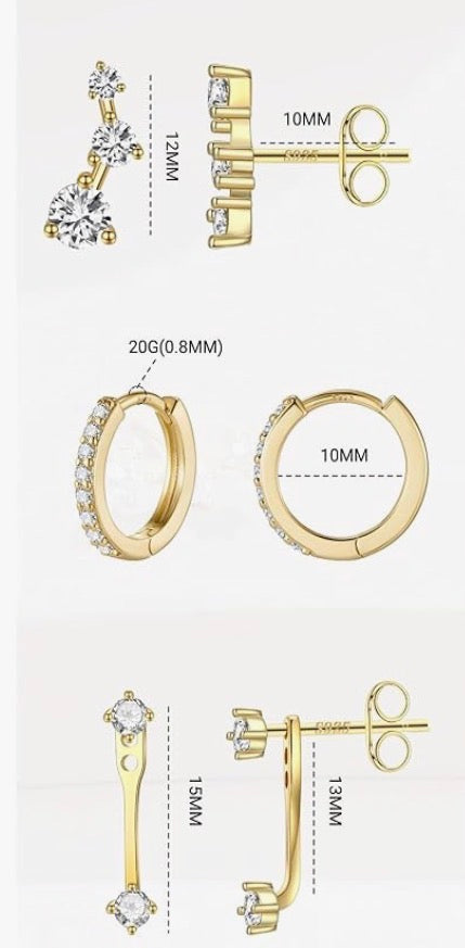 Amina Earrings Set