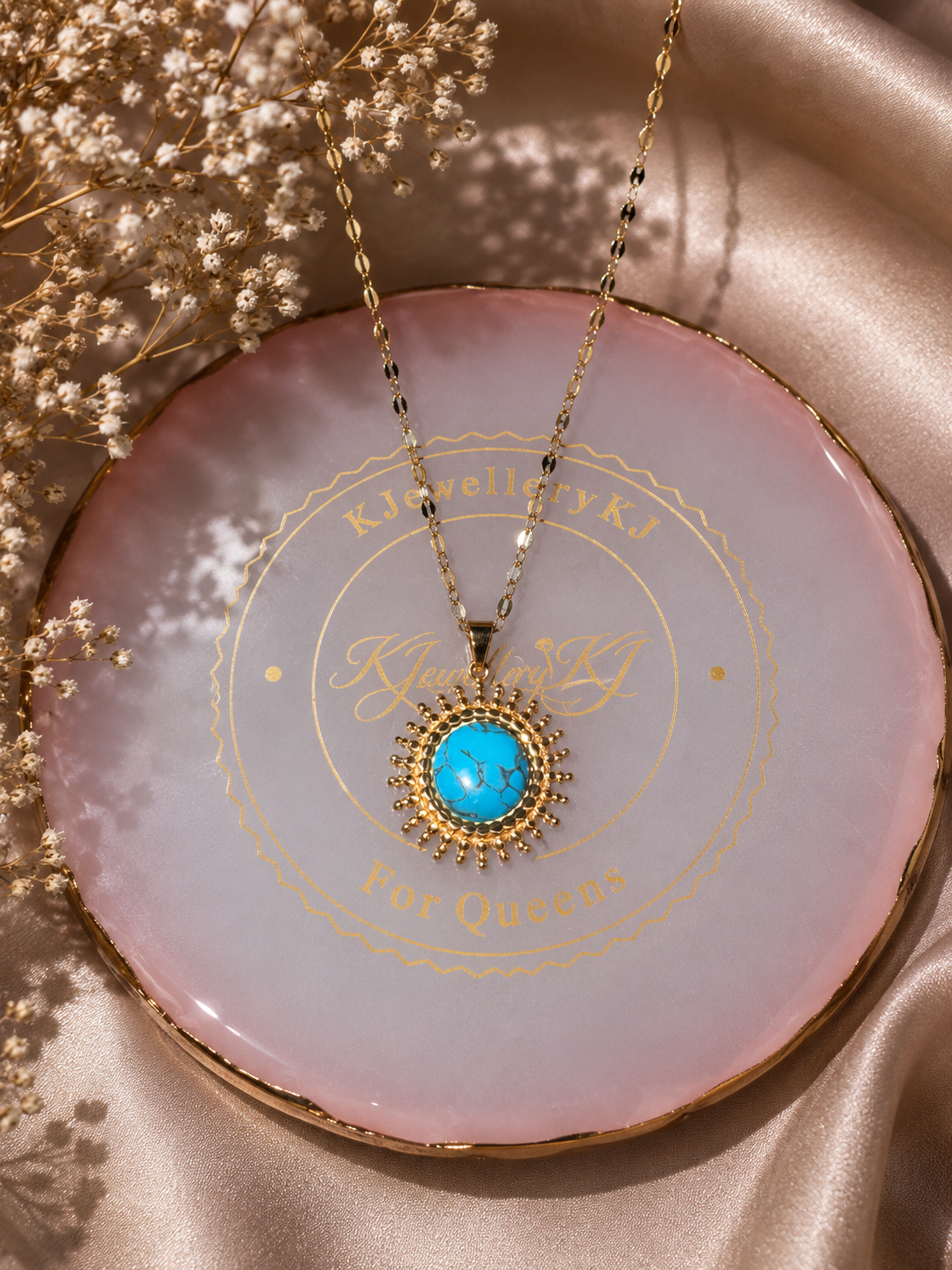 Blue Sun Necklace