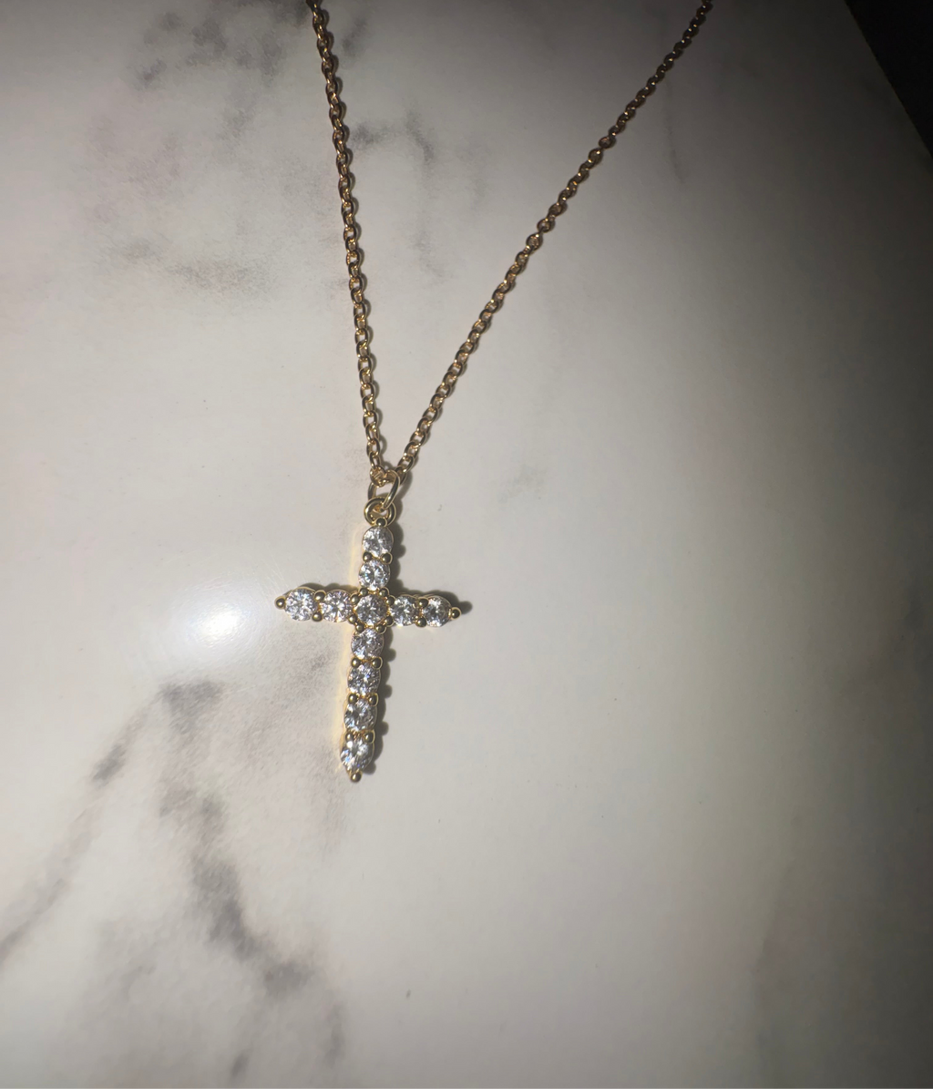 Gold Cross Necklace