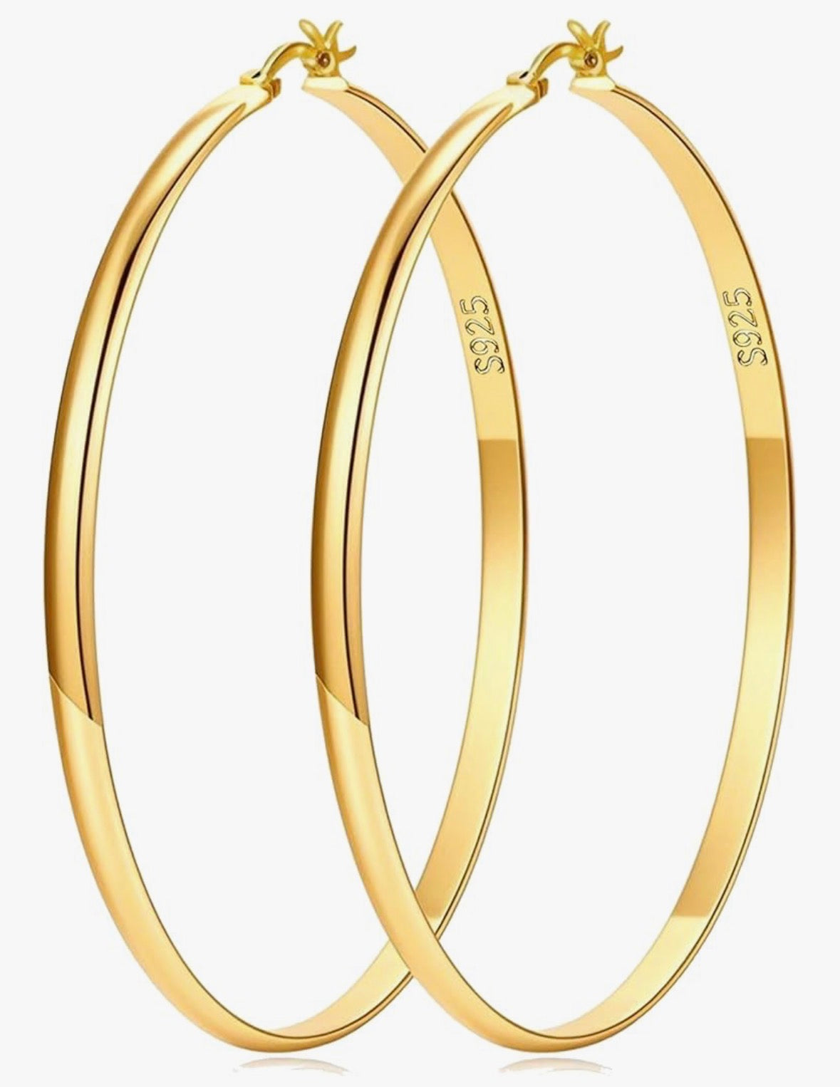 Style2: Gold Hoop Earrings