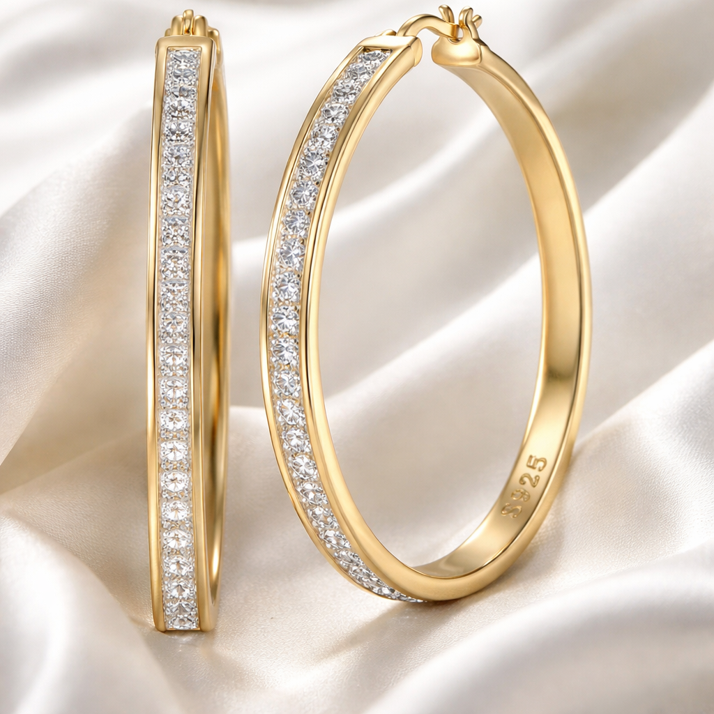 Style1: Gold Hoop Earrings