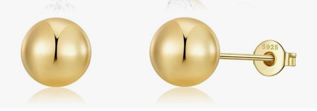 Gold Solid Studs