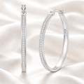 Silver Hoop Earrings