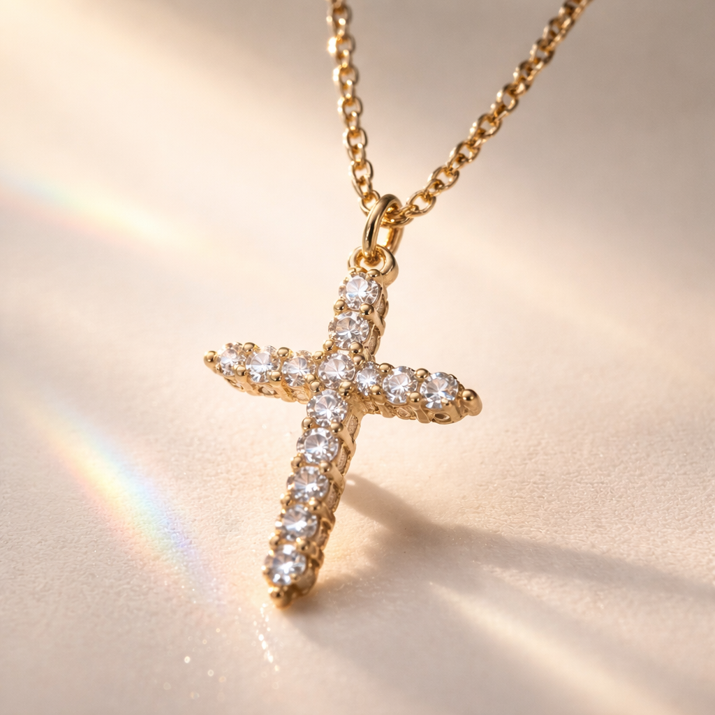 Gold Cross Necklace