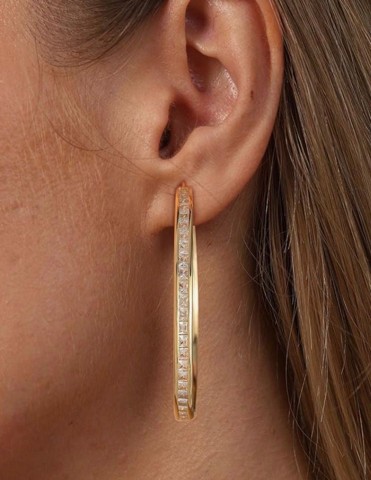 Gold Hoop Earrings